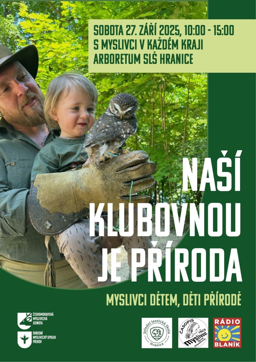 Naší klubovnou je příroda SLŠ Hranice 27.9.2025