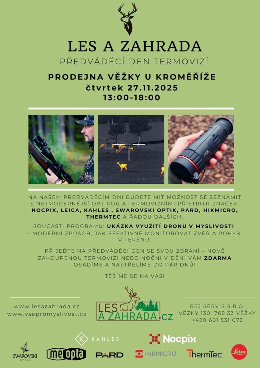 Předváděcí den termovizí 27.11.2025