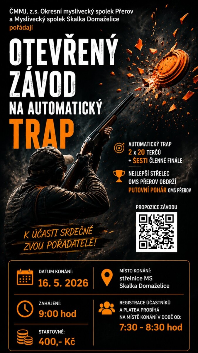 Otevřený závod na AT, 16.5.2026 Domaželice