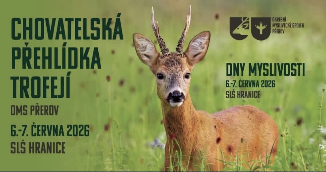 Chovatelská přehlídka trofejí OMS Přerov 6. – 7.6.2026